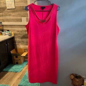 BOLD elements Vibrant Pink Sleeveless Mini Dress